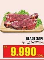 Promo Harga Daging Blade per 100 gr - Hari Hari