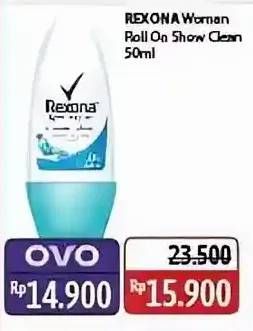 Promo Harga Rexona Deo Roll On Shower Clean 50 ml - Alfamidi
