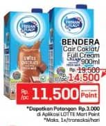 Promo Harga Frisian Flag Susu UHT Purefarm Swiss Chocolate, Full Cream 900 ml - LotteMart