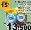 Promo Harga FRISIAN FLAG Susu Kental Manis Cokelat, Putih 560 gr - Giant