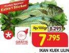 Promo Harga Ikan Kuek Lilin per 100 gr - Superindo