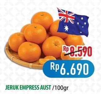 Promo Harga Aneka Jeruk Empress Aust per 100 gr - Hypermart