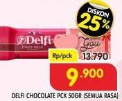 Promo Harga DELFI Chocolate All Variants 50 gr - Superindo