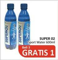 Promo Harga SUPER O2 Silver Oxygenated Drinking Water 600 ml - Alfamidi
