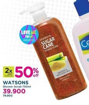 Promo Harga WATSONS Shower Scrub 750 ml - Watsons