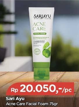 Promo Harga Sariayu Facial Foam Acne Care 75 gr - TIP TOP