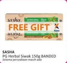 Promo Harga Sasha Toothpaste Herbal Siwak Sirih 150 gr - Alfamart