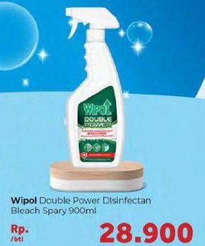 Promo Harga WIPOL Double Power Surface Disinfectant Bleach 900 ml - Carrefour