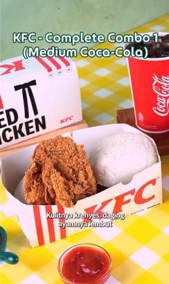 Promo Harga Coke Combo Deals diskon s.d. 50%  - KFC