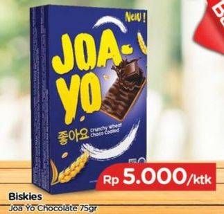 Promo Harga BISKIES Joayo Chocolate 75 gr - TIP TOP