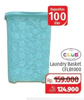 Promo Harga CLUB Laundry Basket CFLB1000 100 ltr - Lotte Grosir