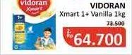 Promo Harga VIDORAN Xmart 1+ Vanilla 1000 gr - Alfamidi