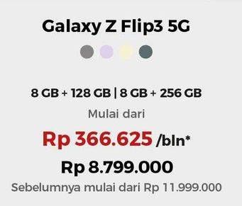 Promo Harga Samsung Galaxy Z Flip3 5G 8 + 128 GB, 8 + 256 GB 1 pcs - Erafone
