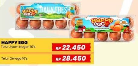 Promo Harga Happy Egg Telur Ayam Negeri 10 pcs - Yogya