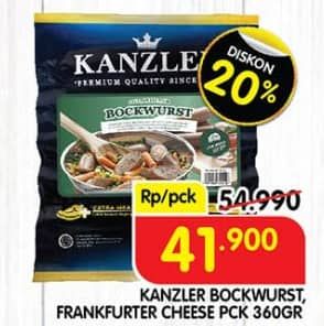 Promo Harga Kanzler Bockwurst/Frankfurter  - Superindo