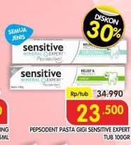 Promo Harga Pepsodent Pasta Gigi Sensitive Expert All Variants 100 gr - Superindo