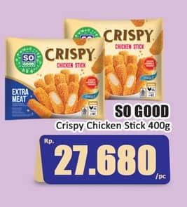 Promo Harga So Good Crispy Chicken Nugget 400 gr - Hari Hari