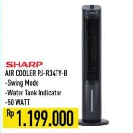 Promo Harga Sharp Air Cooler PJ-R34TY-B  - Hypermart