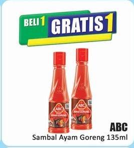 Promo Harga ABC Sambal Ayam Goreng 135 ml - Hari Hari