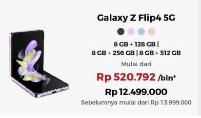 Promo Harga Samsung Galaxy Z Flip4 8GB + 256GB, 8GB + 512GB, 8GB + 128GB  - Erafone