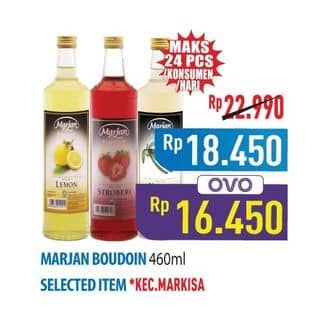 Promo Harga Marjan Syrup Boudoin Kecuali Markisa 460 ml - Hypermart