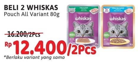 Promo Harga WHISKAS  - Alfamidi