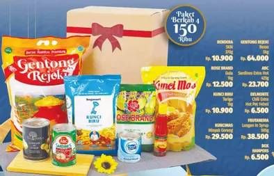 Promo Harga Paket Berkah 4 (150 Ribu)  - LotteMart