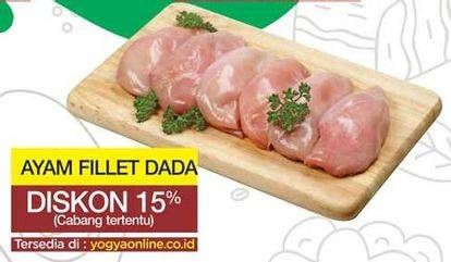 Promo Harga Ayam Dada Boneless per 100 gr - Yogya