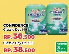 Promo Harga Confidence Adult Diapers Classic Day L7, XL6 6 pcs - Yogya