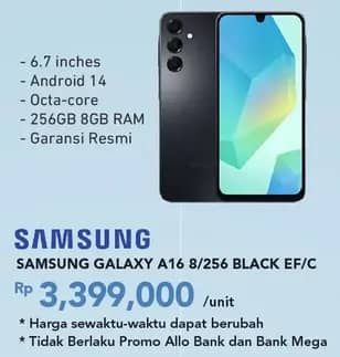 Promo Harga Samsung A16  - Carrefour