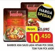 Promo Harga Bamboe Bumbu Instant Lada Hitam, Tom Yum 50 gr - Superindo