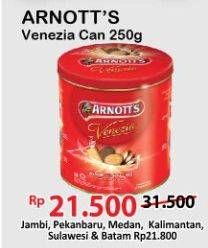 Promo Harga VENEZIA Assorted Biscuits 250 gr - Alfamart