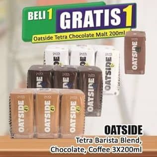 Promo Harga Oatside UHT Milk Barista Blend, Chocolate, Coffee 200 ml - Hari Hari
