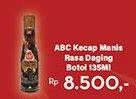 Promo Harga ABC Kecap Manis Rasa Daging Asap 135 ml - Hypermart