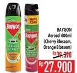 Promo Harga BAYGON Insektisida Spray Cherry Blossom, Orange Blossom 600 ml - Hypermart