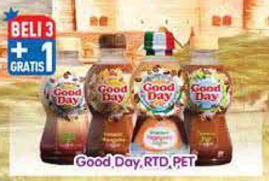 Promo Harga Good Day Instant Coffee 3 in 1 RTD, PET  - Hypermart