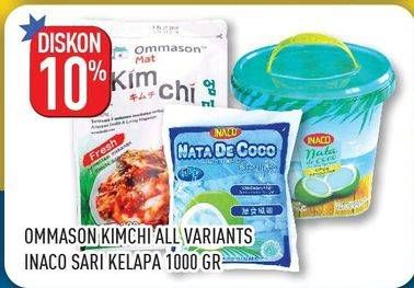 Promo Harga OMMASON Mat Kimchi/INACO Nata De Coco Crispy  - Hypermart