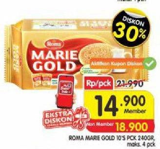 Promo Harga ROMA Marie Gold Original 240 gr - Superindo