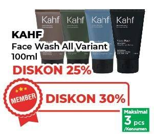Promo Harga Kahf Face Wash All Variants 100 ml - Yogya