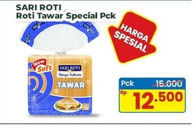 Promo Harga Sari Roti Tawar Spesial 555 gr - Indomaret