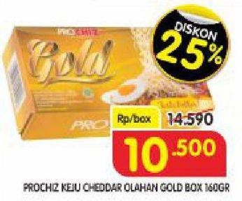 Promo Harga PROCHIZ Gold Cheddar 160 gr - Superindo