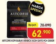 Promo Harga Artcofie Kopi Bubuk Arabica Aceh Gayo 200 gr - Superindo