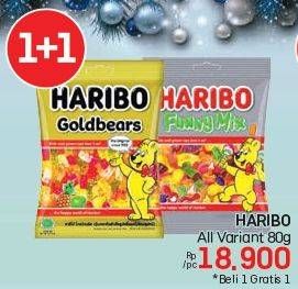 Promo Harga Haribo Candy Gummy All Variants 80 gr - LotteMart