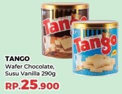 Promo Harga Tango Wafer Kecuali Chocolate, Kecuali Vanilla Milk 300 gr - Yogya