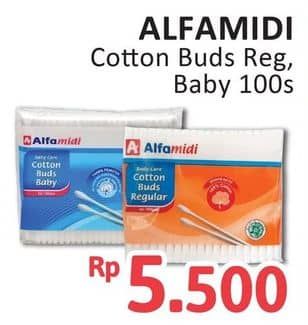 Promo Harga Alfamidi Cotton Bud Regular, Baby 100 pcs - Alfamidi