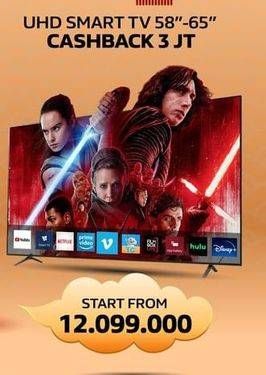 Promo Harga Samsung/Sony/Sharp/LG UHD Smart TV 58"-65"  - Electronic City