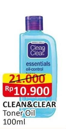 Promo Harga Clean & Clear Oil Control Toner 100 ml - Alfamart