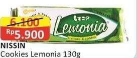 Promo Harga NISSIN Cookies Lemonia Lemon 130 gr - Alfamart