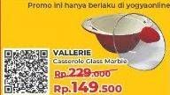 Promo Harga VALLERIE Casserole Glass Marble  - Yogya