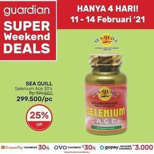 Promo Harga SEA QUILL Selenium Ace 30 pcs - Guardian